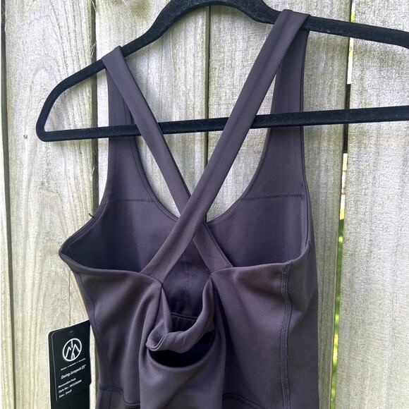 Black Activewear Jumpsuit One Piece Capri Leggings Yoga Athleisure Small - Picture 6 of 7